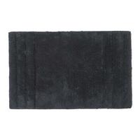 BADEMATTE Spa Supreme 50/80 cm, Baumwolle - Schwarz, Textil (50/80cm) - Homescapes
