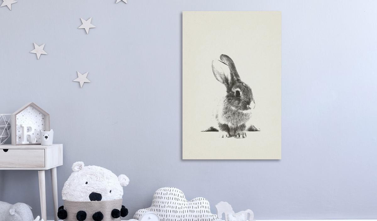 KUNSTDRUCK Grau 40/60 cm - Grau, Textil (40/60cm) - KUNSTLOFT