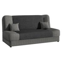 SCHLAFSOFA Jonas - Grau, Holz/Textil (195/86/87cm)