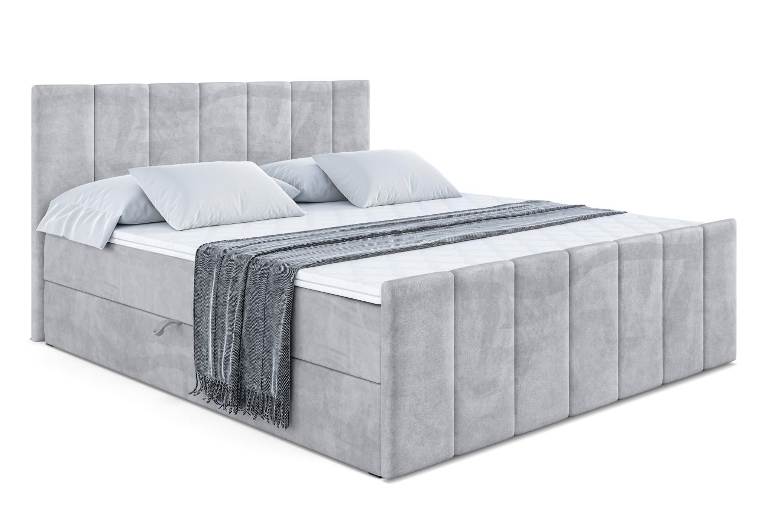BOXBETT MOETI-Z - 200x200 cm - H4 - Hellgrau - Hellgrau, Holzwerkstoff (200/200cm) - ALTDECOR
