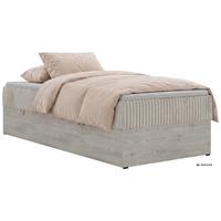 BOXBETT NORDIC ZERO 90/200 - Beige Cord - Topper Visco - H3 - Beige/Schwarz, Kunststoff/Textil (90/200cm) - MKS
