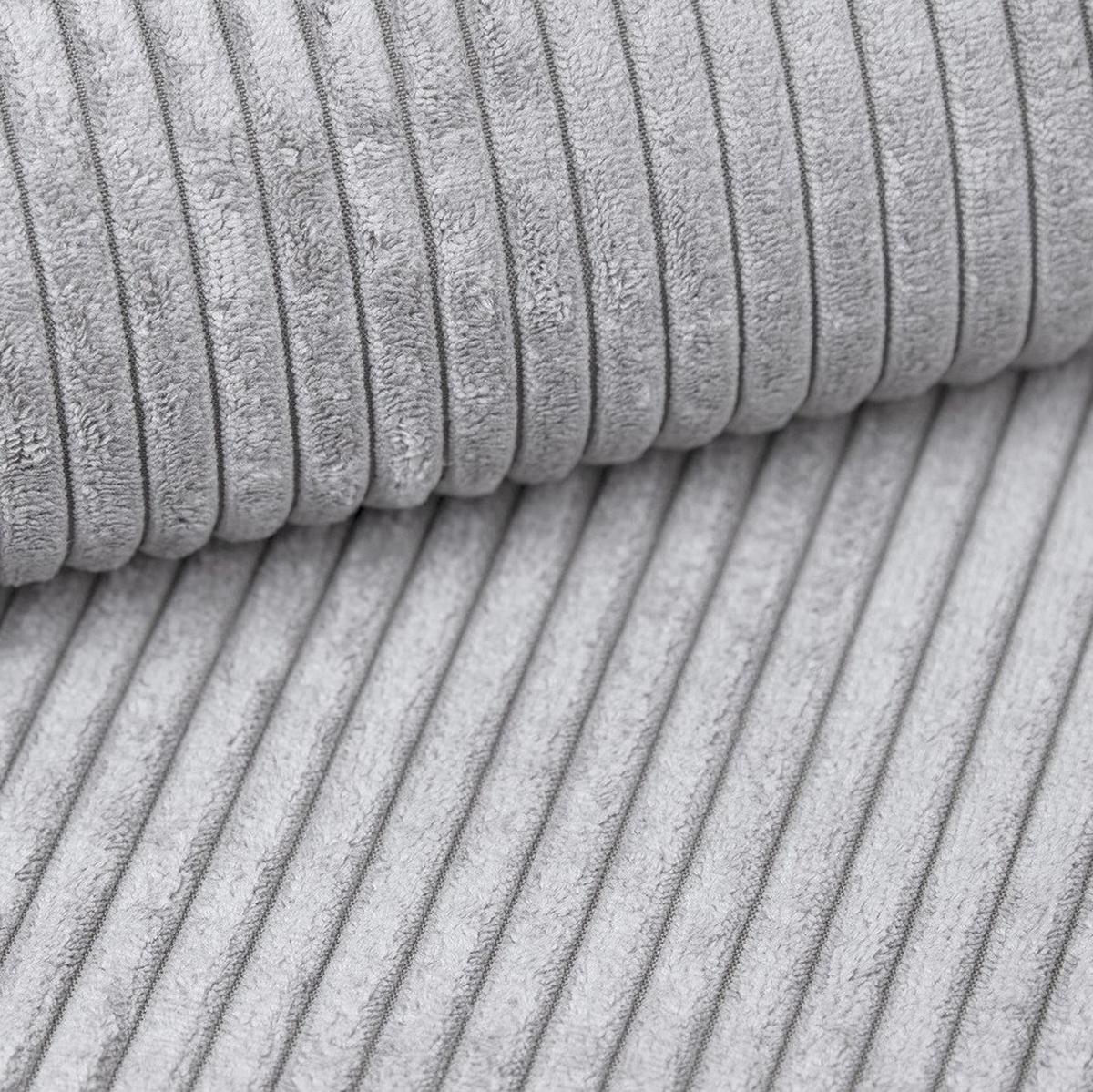 ECKSOFA mit Schlaffunktion und Bettkasten, Hellgrau - Grau, Holzwerkstoff/Textil (220/140cm) - Idohome