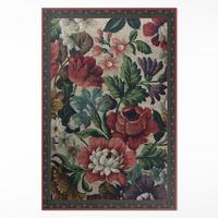 TEPPICH 120x180 cm Zarte Blumen Voller Farben - Grün, Kunststoff (120/180cm) - Wallfluent