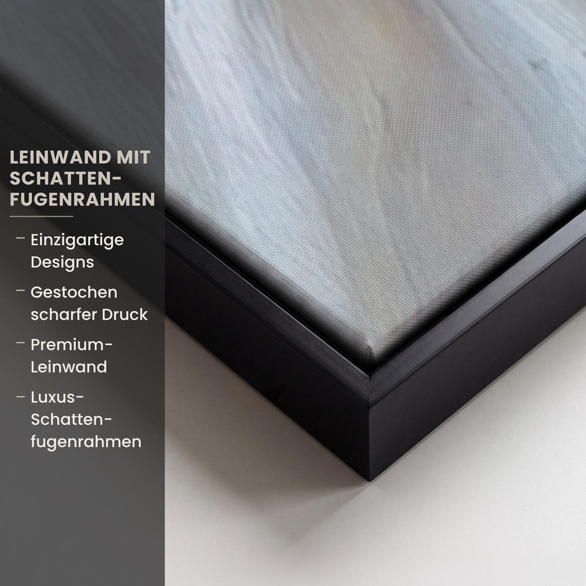 LEINWAND Bilder mit Rahmen - Lavendel - Brot - Stilleben - 80x120 - Flieder, Textil (80/120cm) - MuchoWow