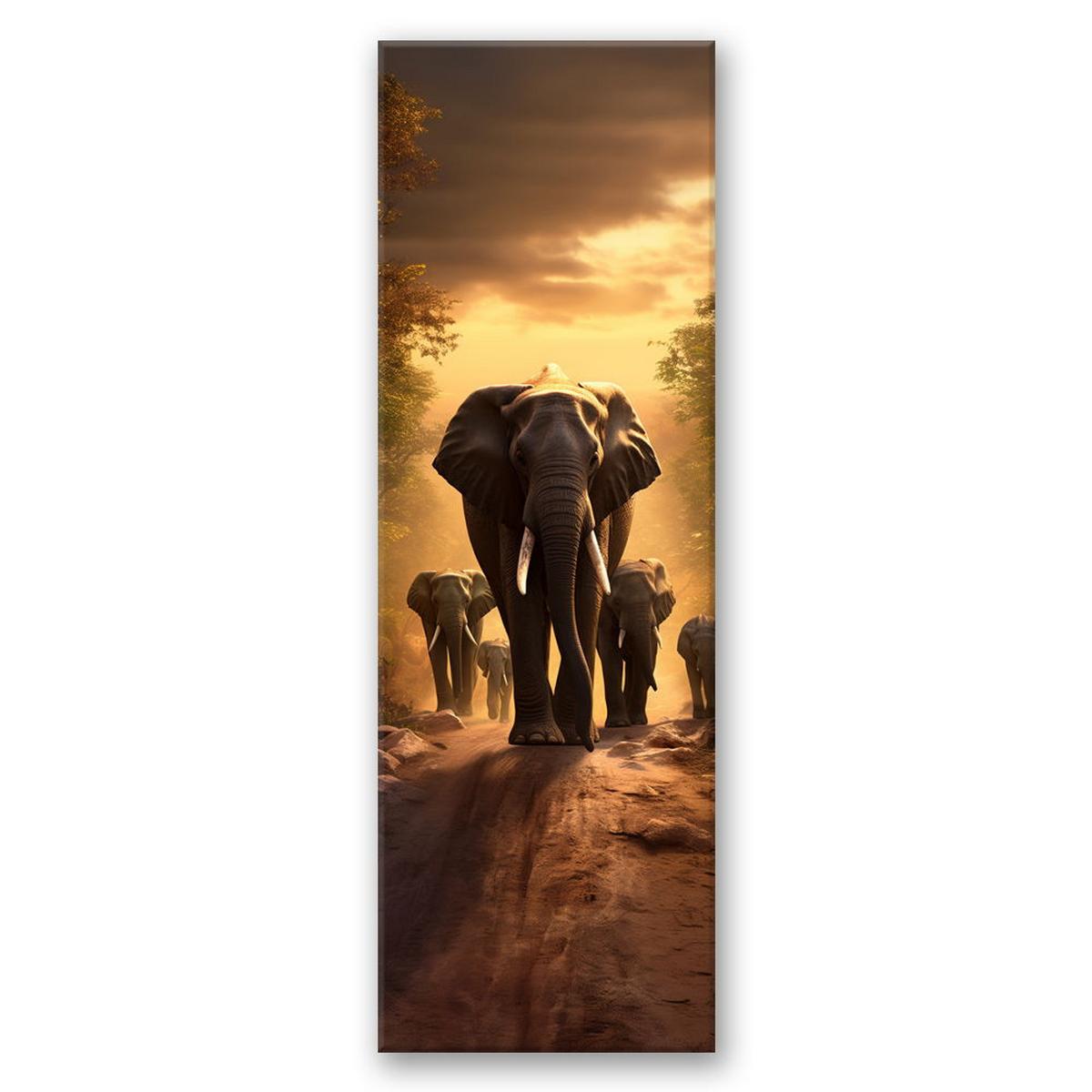 KUNSTDRUCK Braun 40/120 cm - Braun, Textil (40/120cm) - KUNSTLOFT