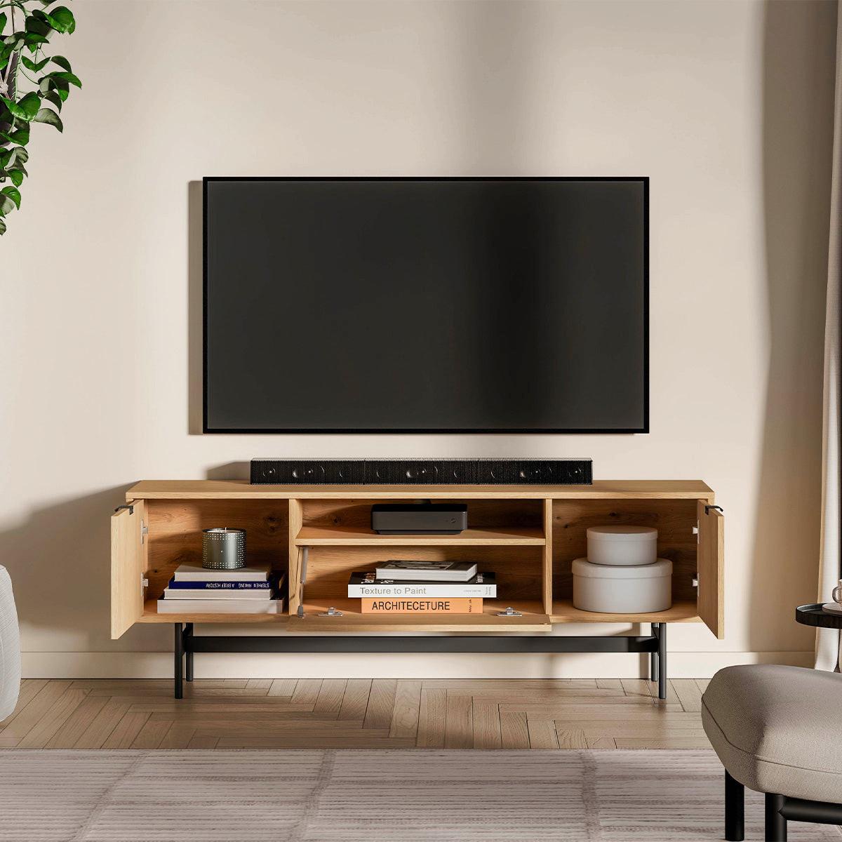 TV-MÖBEL Nila Holz - Braun, Holzwerkstoff (150/53/33cm) - Petits-meubles