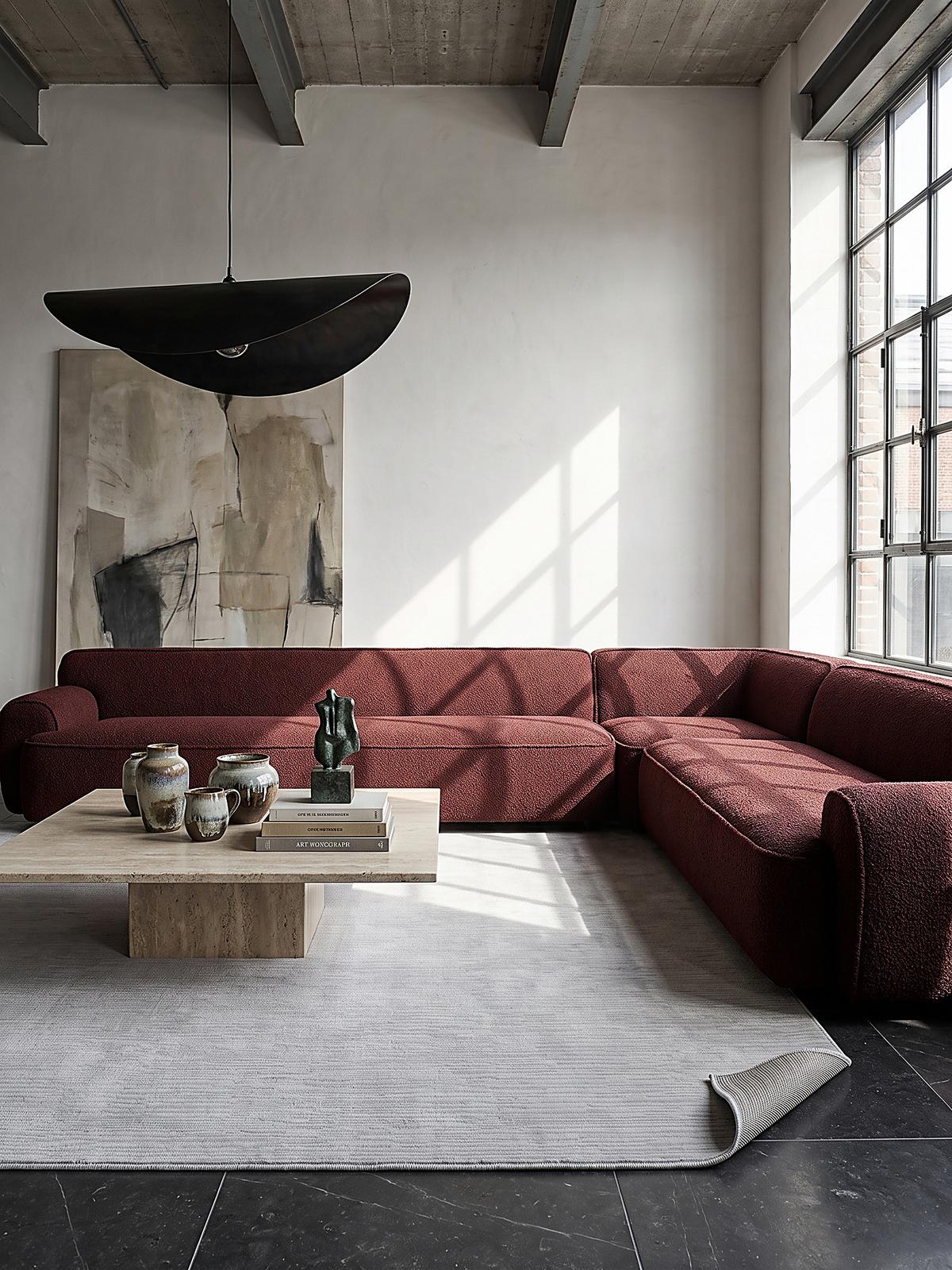 TEPPICH Kurzflor KASOS Waschbar Gestreift Polyester Grau 120 x 170 cm - Grau, Textil (120/170cm) - KADIMA DESIGN