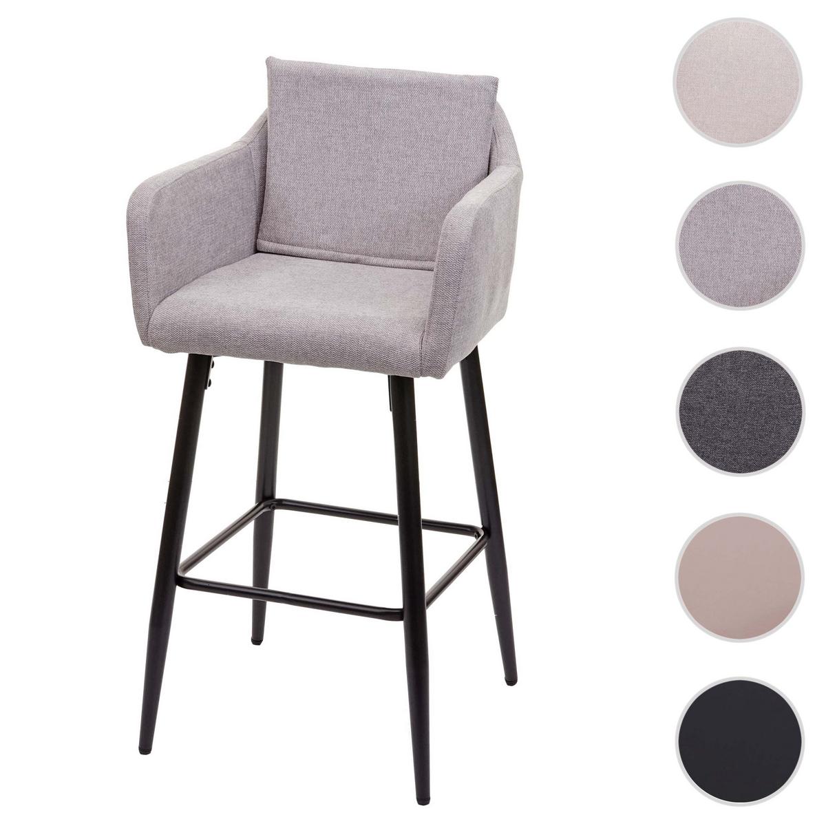 BARHOCKER Grau - Grau, Textil (54/105/53cm) - MCW
