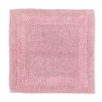 DUSCHVORLEGER 50/50 cm, 100% Baumwolle, wendbar - Rosa, Textil (50/50cm) - Homescapes
