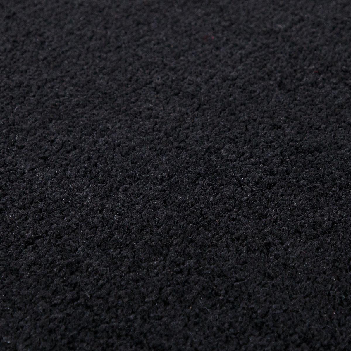 FLACHWEBETEPPICH Grau Schwarz 80 x 250 cm - Schwarz, Kunststoff (80/250cm) - TT Home