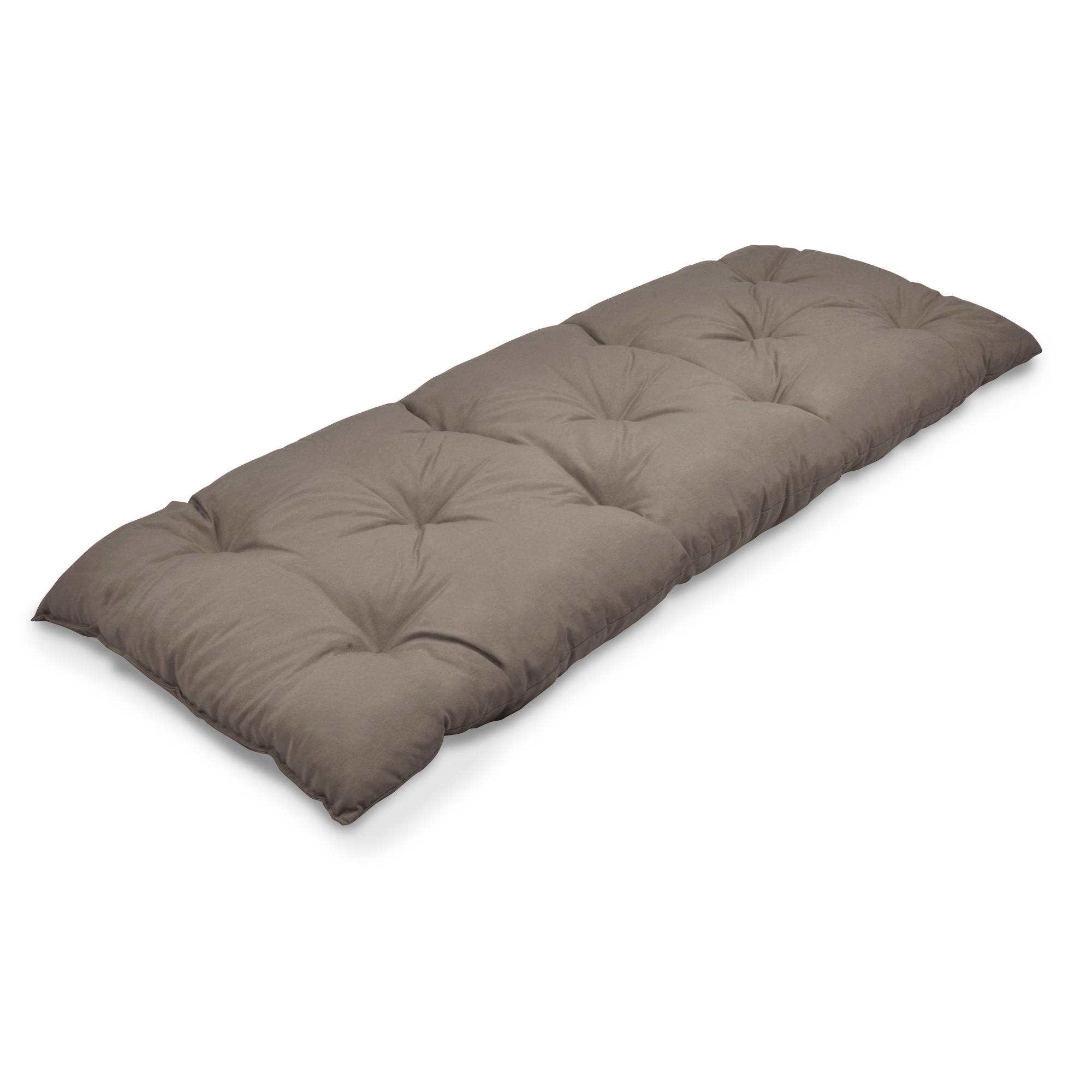 BANKPOLSTER Flair BK 100x50x8cm Taupe - Taupe, Textil (50/100cm) - Beautissu 