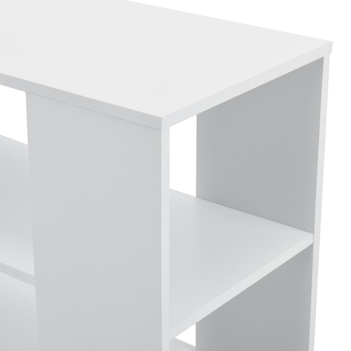 COUCHTISCH Älvdalen 70/35/60 - Weiß, Holzwerkstoff (35/70/60cm) - [en.casa]