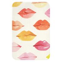 WC-VORLEGER Lippen - Bunt - Glänzend WC Teppich 40x60 cm - Rosa, Textil (40/1cm) - OnlyWow