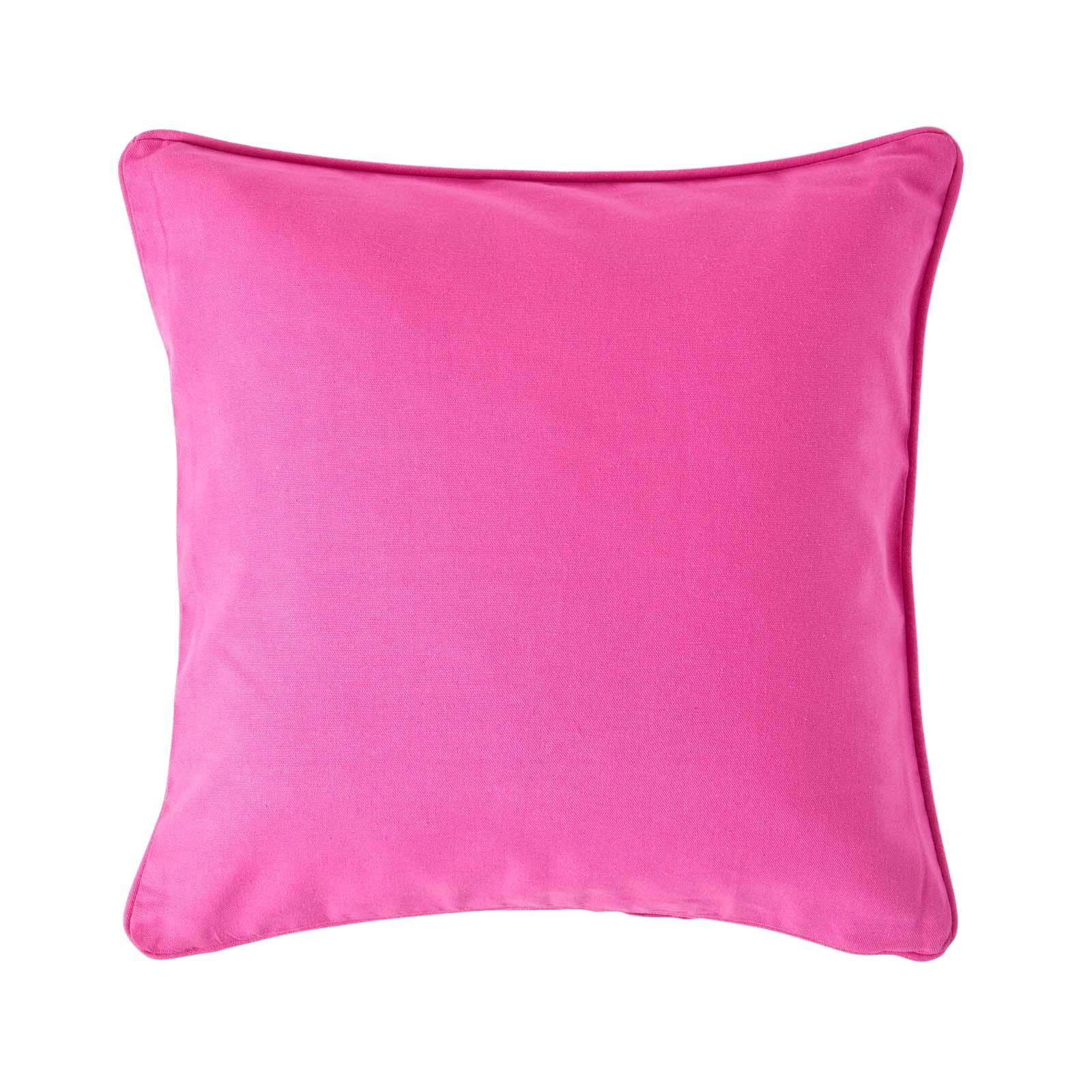 KISSENHÜLLE pink 45/45 cm, 100% Baumwolle - Pink, Textil (45/45cm) - Homescapes