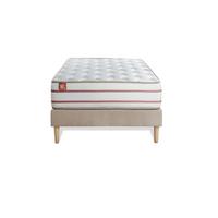 BETT Le Doux Memory-Schaum 90 x 190 cm h4 - Kit Bettgestell Beige - Beige, Karton/Holz (90/190cm) - Marmottes & Co