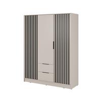 DREHTÜRENSCHRANK NELIANA 155/200/51 cm 3-türig Kaschmir - Kaschmir, Holzwerkstoff (155/200/51cm) - MASSENO
