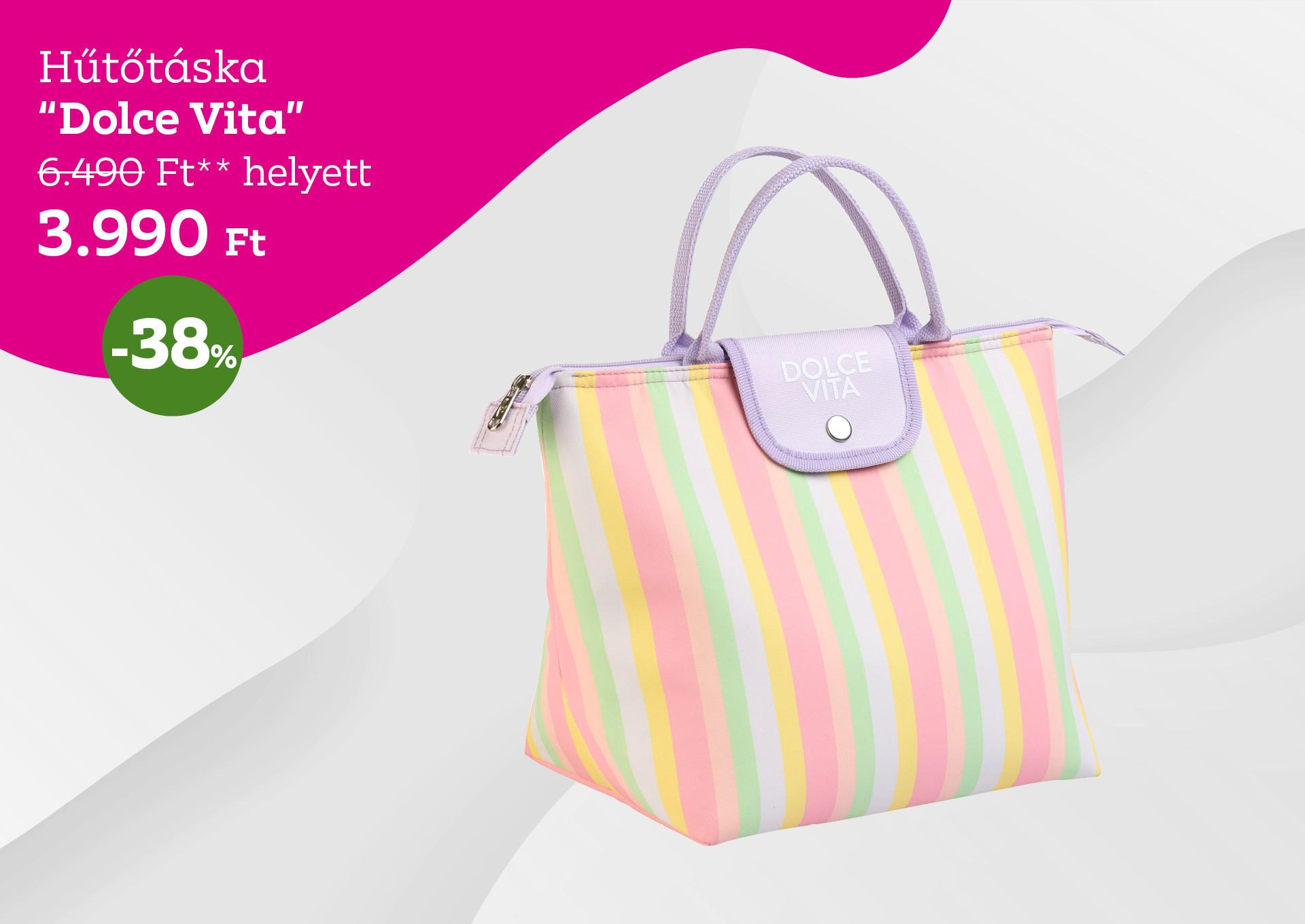 Hűtőtáska DOLCE VITA 6490 Forint helyett 3990 Forint, kedvezmény mértéke 38%