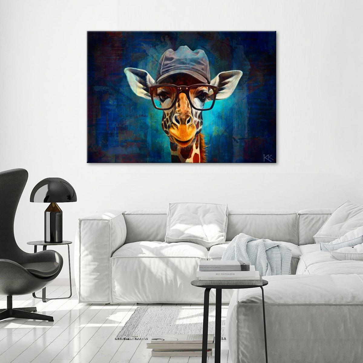 KUNSTDRUCK Blau 100/70 cm - Blau, Textil (100/70cm) - KUNSTLOFT