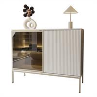 KOMMODE ECLIPSE K104 mit Beleuchtung,KASCHMIR - Kaschmir, Holzwerkstoff (104/83/39cm) - Lookway
