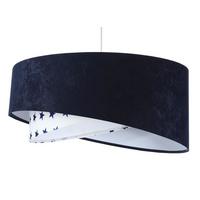 HÄNGELEUCHTE Schwarz 50/23 cm - Schwarz, Kunststoff (50/1/23cm) - ONZENO
