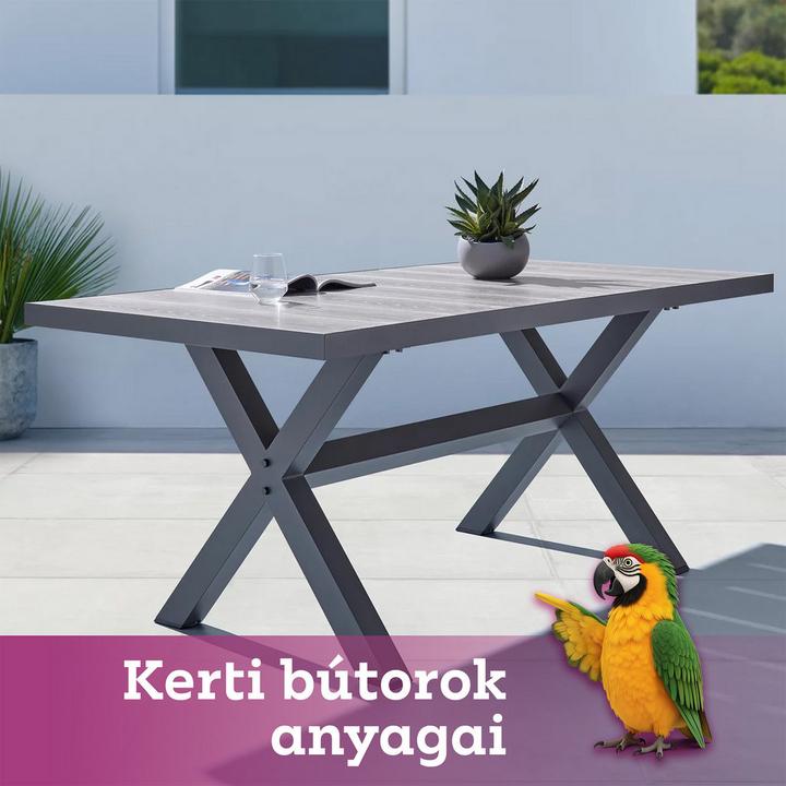 Kerti bútorok anyagai