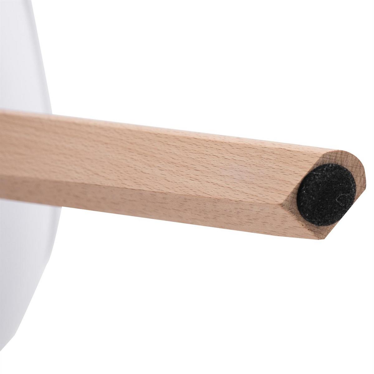 ESSZIMMERSTÜHLE ABBY 4er-Set weiß - Weiß, Holz (49/82/53cm) - IDIMEX