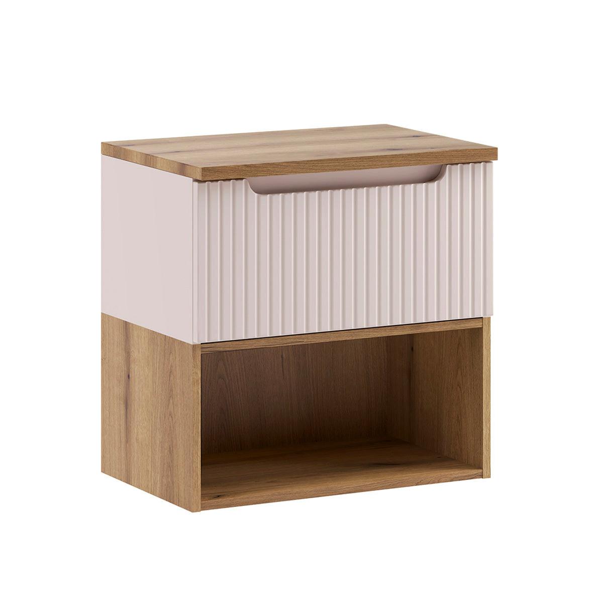 WASCHTISCHUNTERSCHRANK 60.4cm Riva Kaschmir - Beige, Holzwerkstoff (60.4/60/40cm) - Petits-meubles