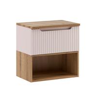 WASCHTISCHUNTERSCHRANK 60.4cm Riva Kaschmir - Beige, Holzwerkstoff (60.4/60/40cm) - Petits-meubles