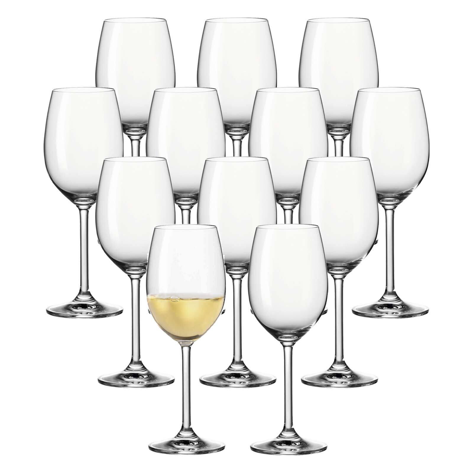 WEISSWEINGLÄSER Daily transparent 170 ml 12er Set - Transparent, Glas (0.37L) - Leonardo Living