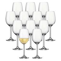 WEISSWEINGLÄSER Daily transparent 170 ml 12er Set - Transparent, Glas (0.37L) - Leonardo Living