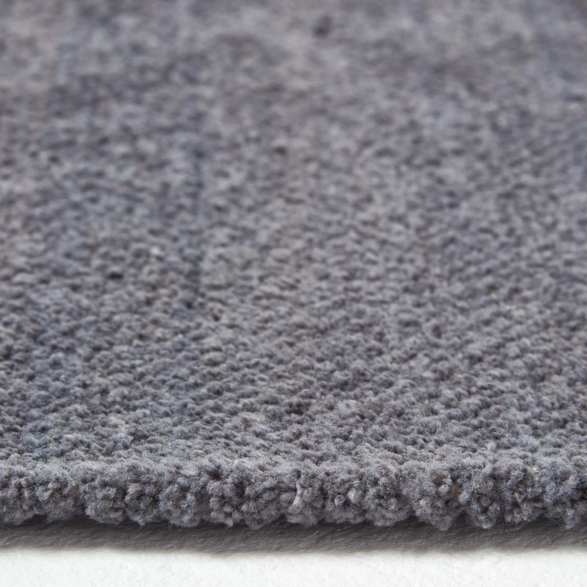 HANDWEBTEPPICH-LÄUFER Chenille 66/200 cm - Dunkelgrau, Textil (66/200cm) - Homescapes