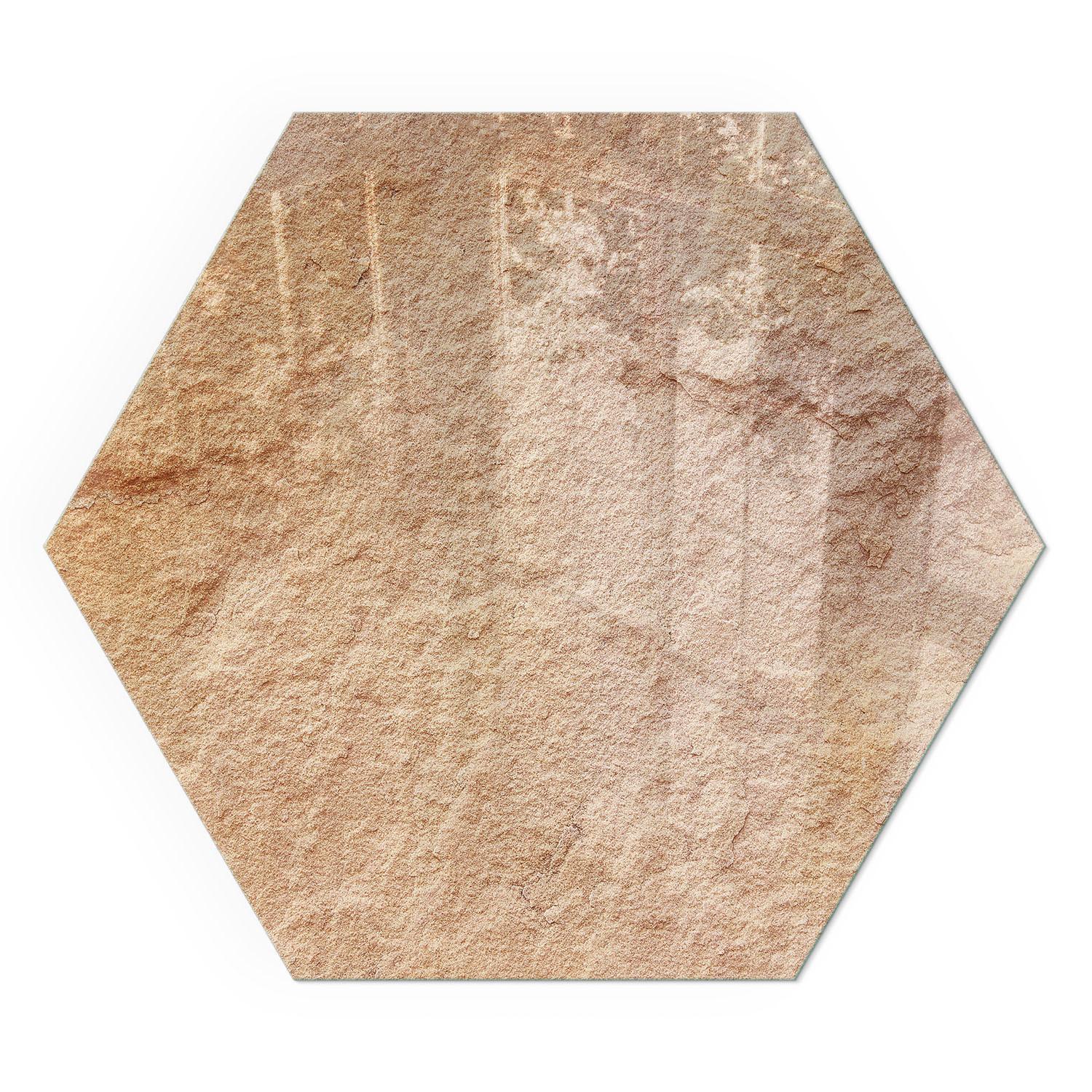 GLASPLATTE für Kamin h40 cm - Beige, Glas (40/40/0.4cm) - TULUP
