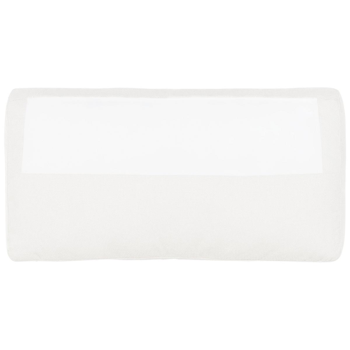 ECKFSOFA 5-Sitzer Stoff Cremeweiß linksseitig Lofoten - Creme/Schwarz, Textil (350/187cm) - Beliani