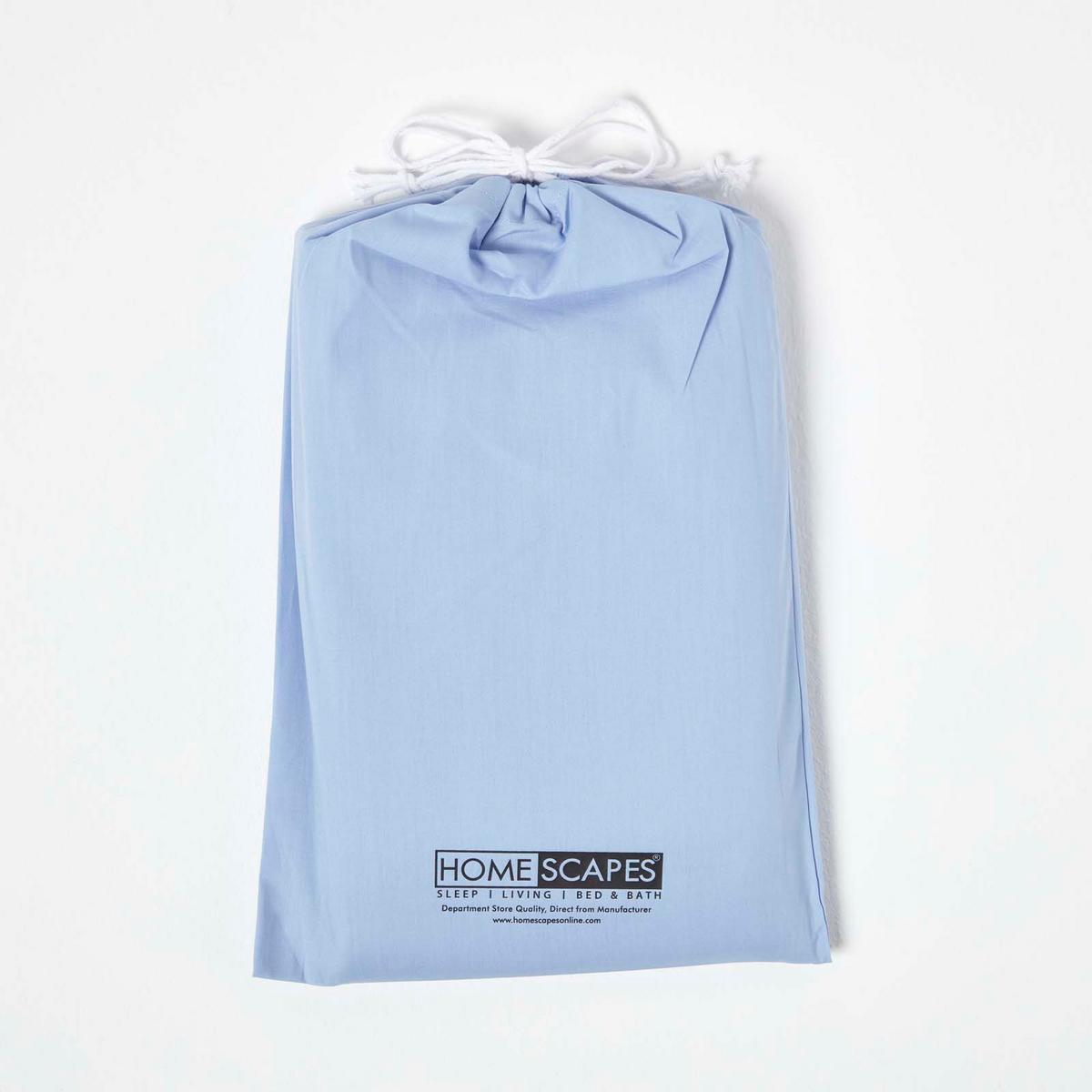 KINDER-SPANNBETTLAKEN 2er-Set, Ägyptische Baumwolle, 70/140 cm - Blau, Textil (70/140cm) - Homescapes