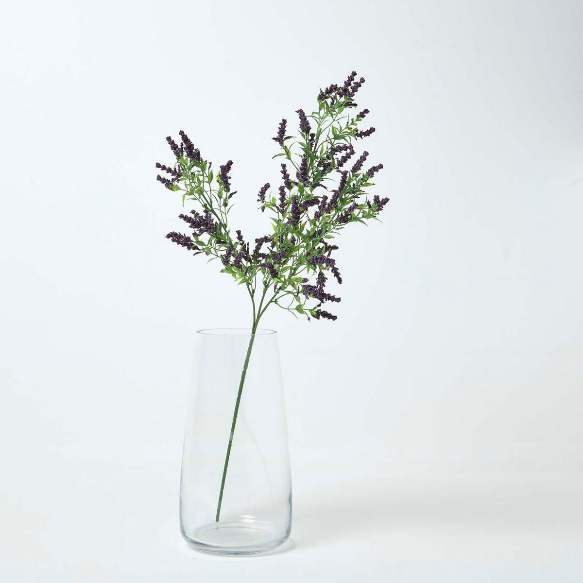 DEKOZWEIG Wilder Lavendel, 69 cm - Violett, Kunststoff (69cm) - Homescapes