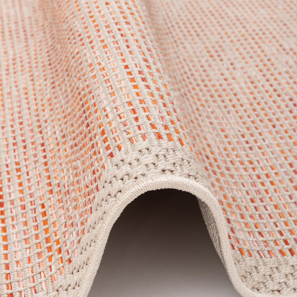 IN & OUTDOOR TEPPICH FLACHGEWEBE OTTAWA BORDÜRE - Terracotta, Textil (80/150cm) - Pergamon