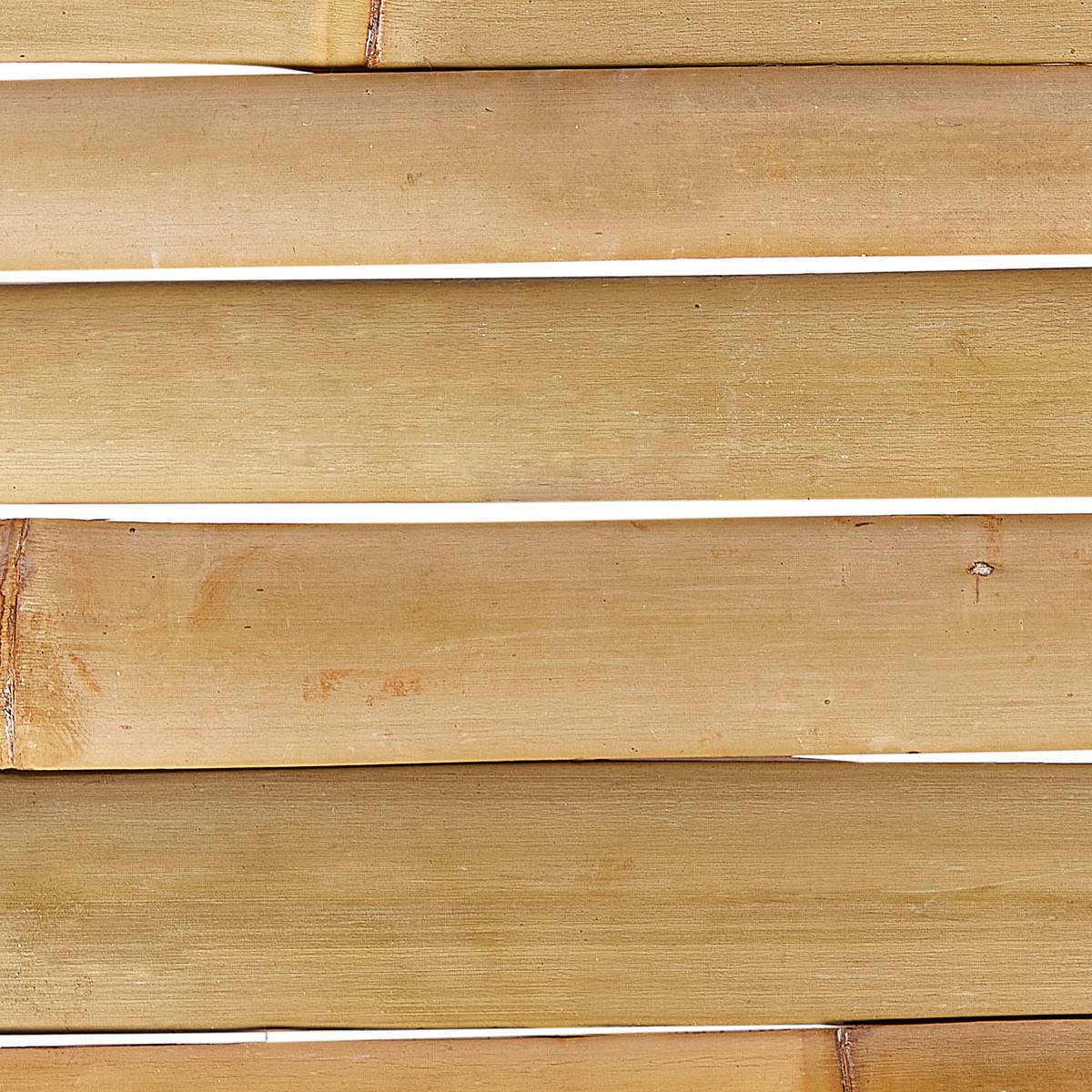 GARTENSTUHL Cremeweiß Cerreto - Weiß/Braun, Holz (55/39/64cm) - Beliani