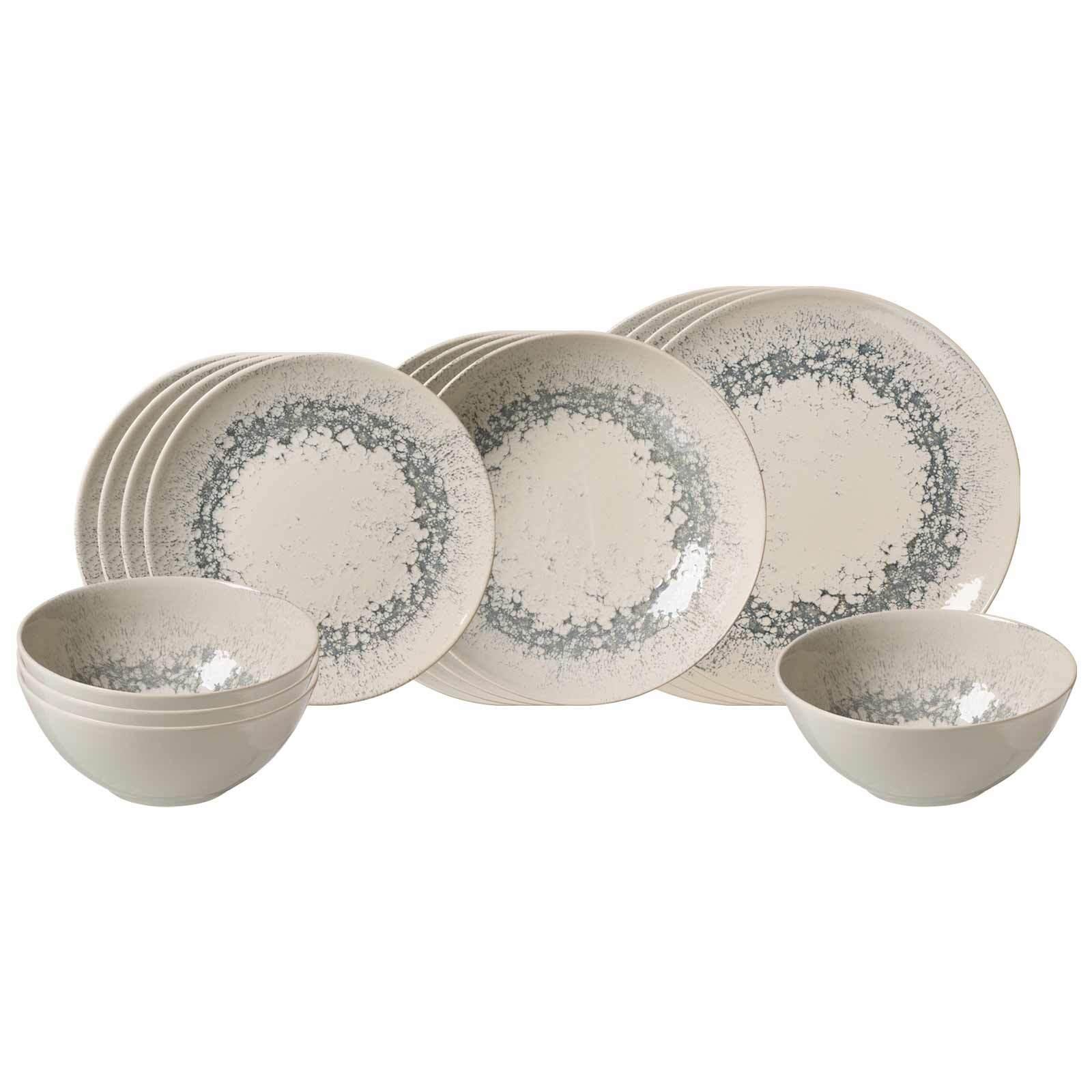 EINSTEIGER-SET Cecina Graphit 16-tlg. - Grau, Keramik (2/2/2cm) - Ritzenhoff Breker