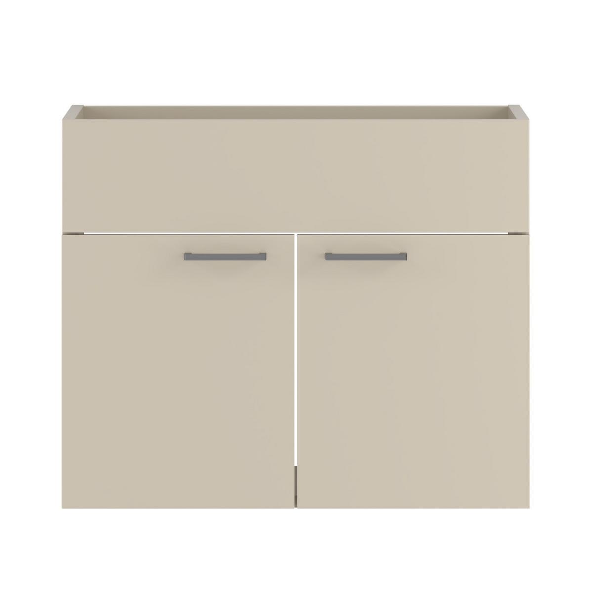 WASCHBECKENUNTERSCHRANK Colorado 2 Schubladen Cashmere - 60 x 46 x 52 cm - Kaschmir, Holz (60/52/46cm) - Badplaats