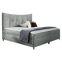 BOXBETT Bergamo - H3 - Grau, Holz (160/200cm) - MIRJAN24