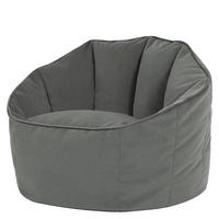 SITZSACK-SESSEL Sirena - Grau, Textil (77/64/74cm) - icon