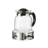 TEEKANNE MIT STÖVCHEN Ravenna transparent 1,15 l - Transparent, Glas/Metall (1.15L) - Ritzenhoff Breker