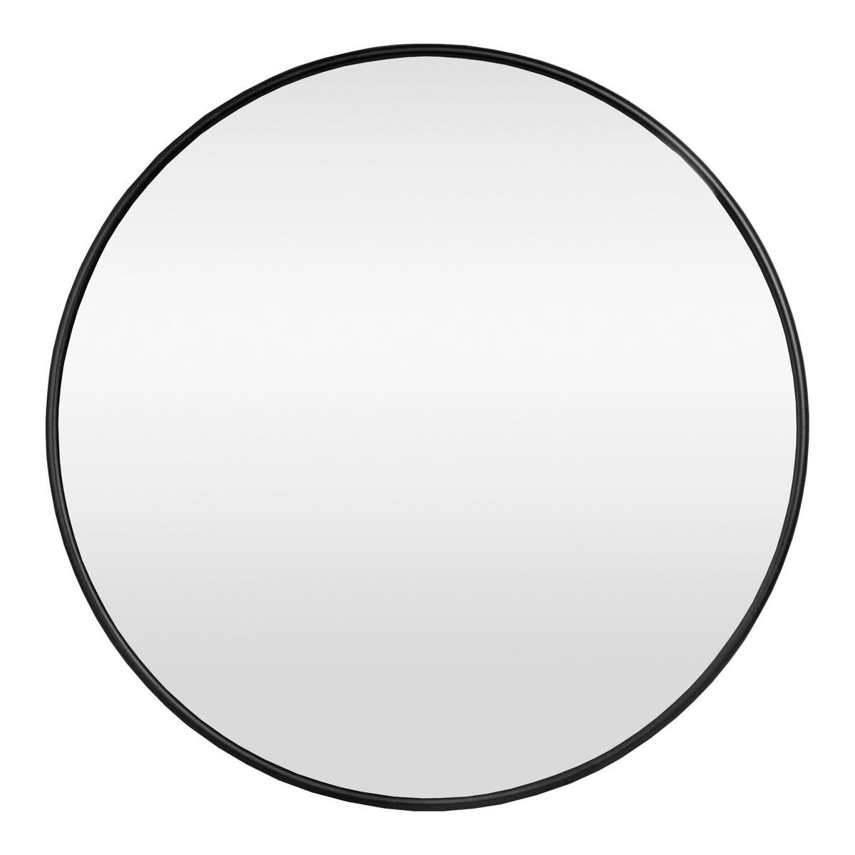 WANDSPIEGEL Ordona - Schwarz, Glas/Metall (60/2.8/60cm) - [en.casa]
