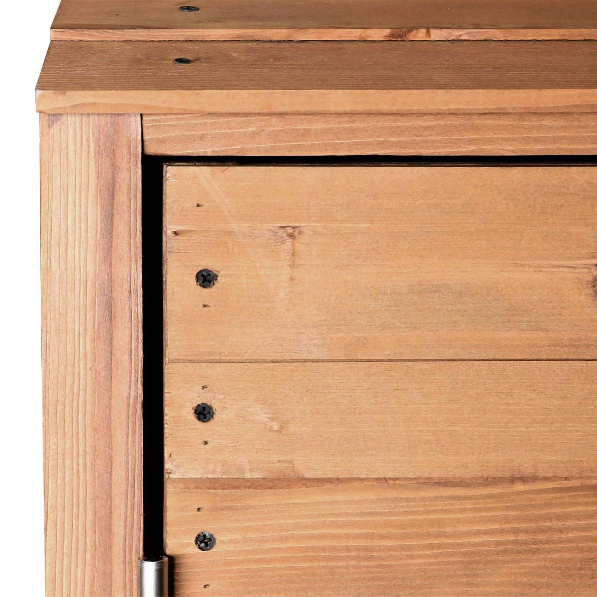 GERÄTESCHUPPEN Braun - Braun, Holz (250/180/93cm) - MCW