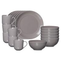 FRÜHSTÜCKS-SET Levi Grau 18-tlg. - Grau, Keramik (2/2/2cm) - Ritzenhoff Breker