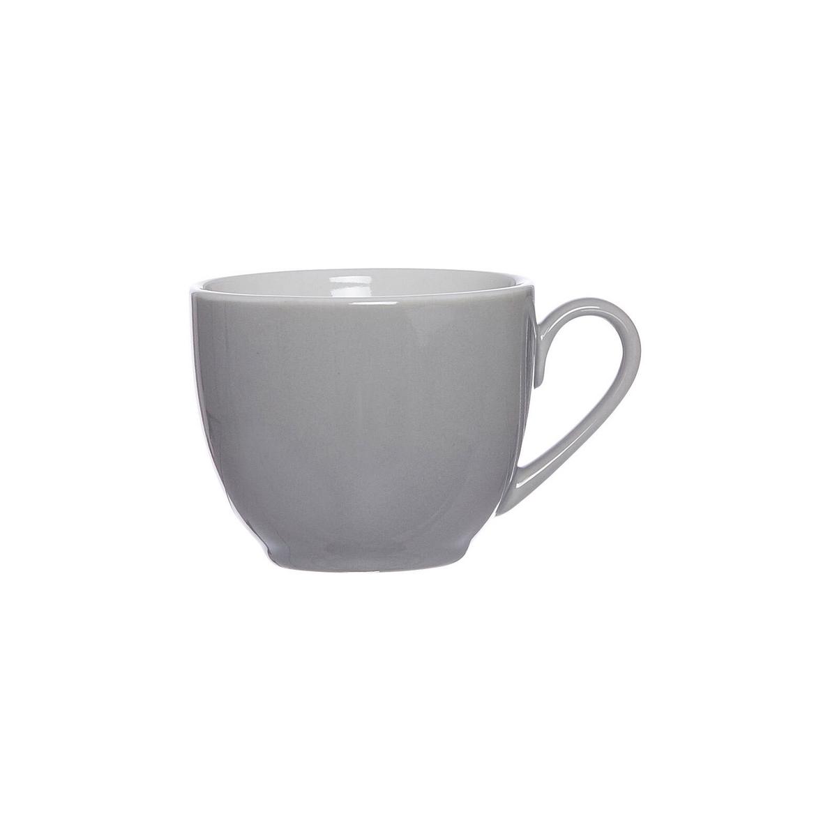 ESPRESSOTASSEN UND -UNTERTASSEN Doppio Grau 80 ml 6er Set - Grau, Keramik (12/7/12cm) - Ritzenhoff Breker