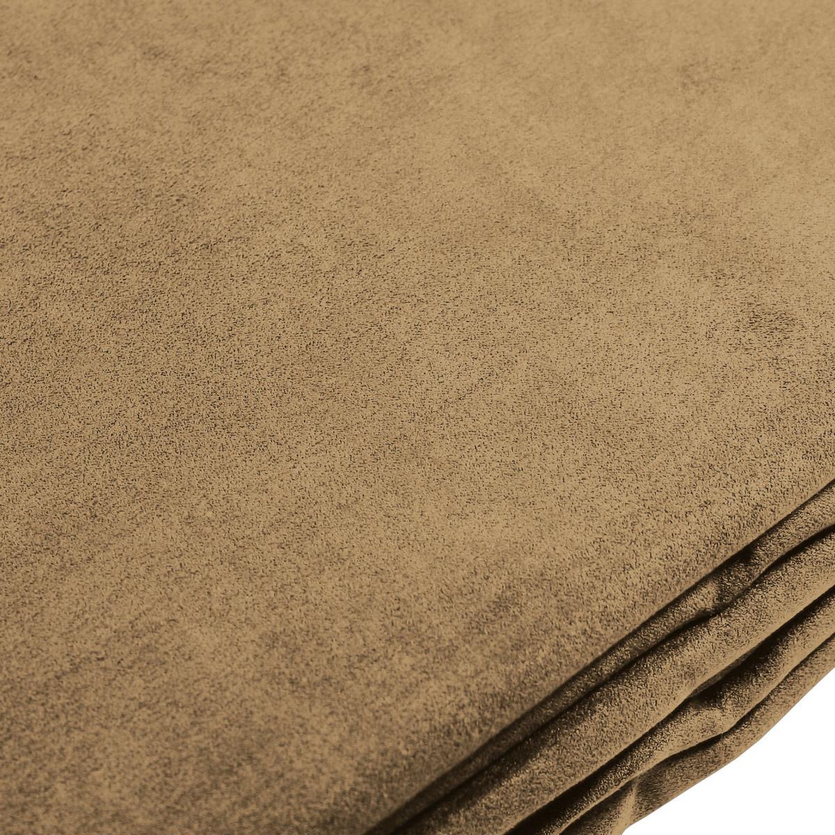 TAGESDECKE Romantica Wildleder Optik 210/280 cm Hellbraun - Braun, Textil (210/280cm) - Beautissu 