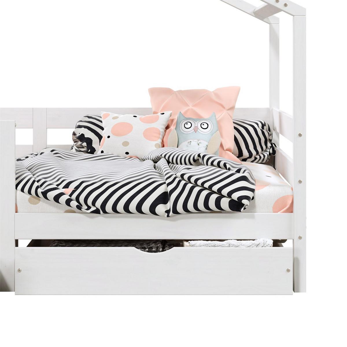HAUSBETT ENA 90x190 cm weiß - Weiß, Holz (90/190cm) - IDIMEX