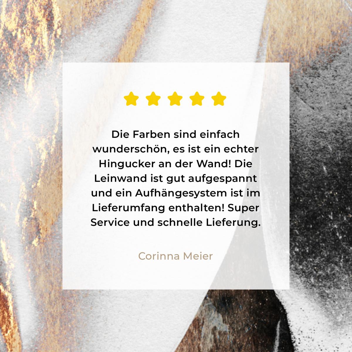 LEINWANDBILD Luxus - Abstrakt - Gold - Weiß Deko XXL 80x120 cm - Goldfarben, Textil (80/120cm) - MuchoWow