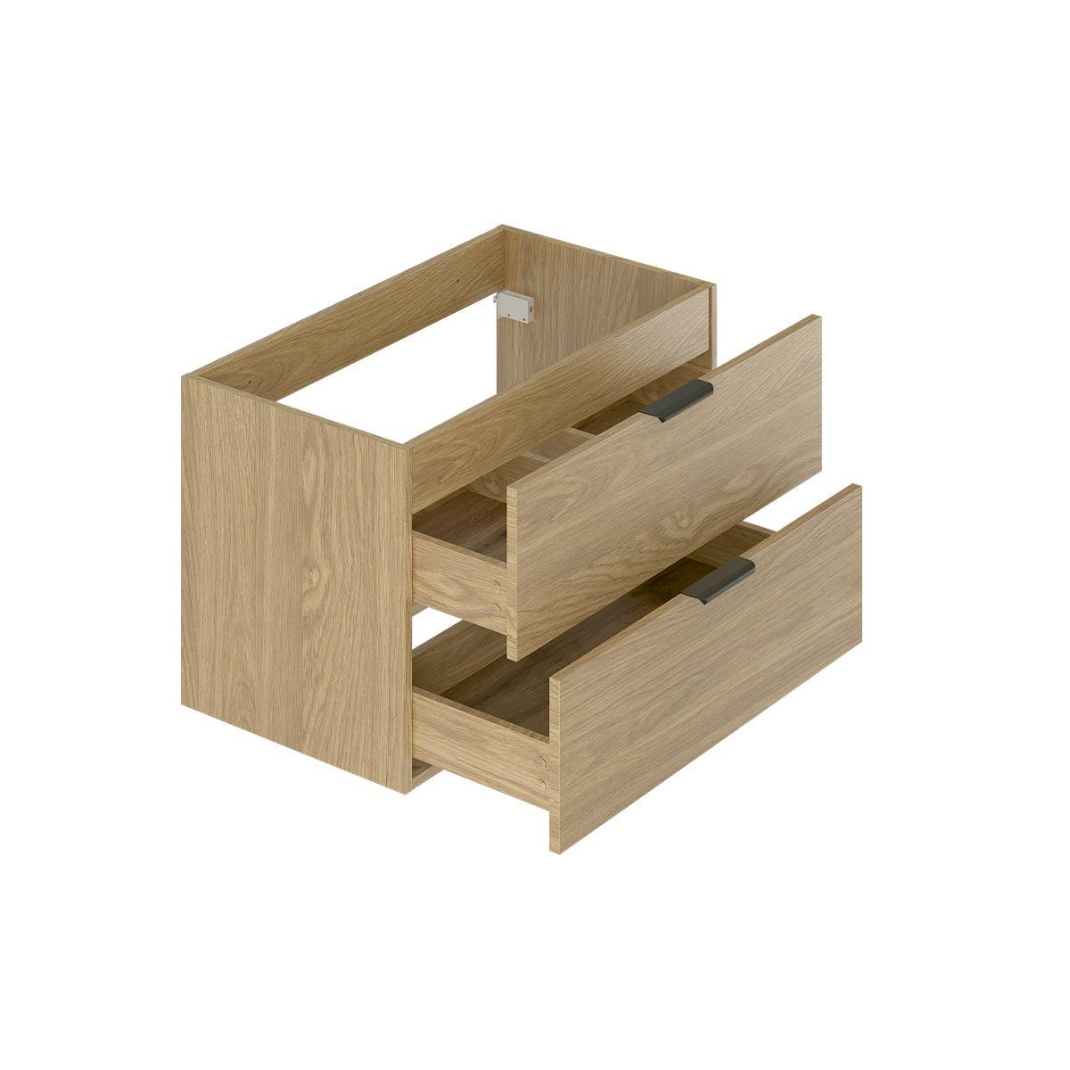 WASCHTISCH 80cm Astrid Holz - Braun, Holzwerkstoff (80/50/45.8cm) - Petits-meubles